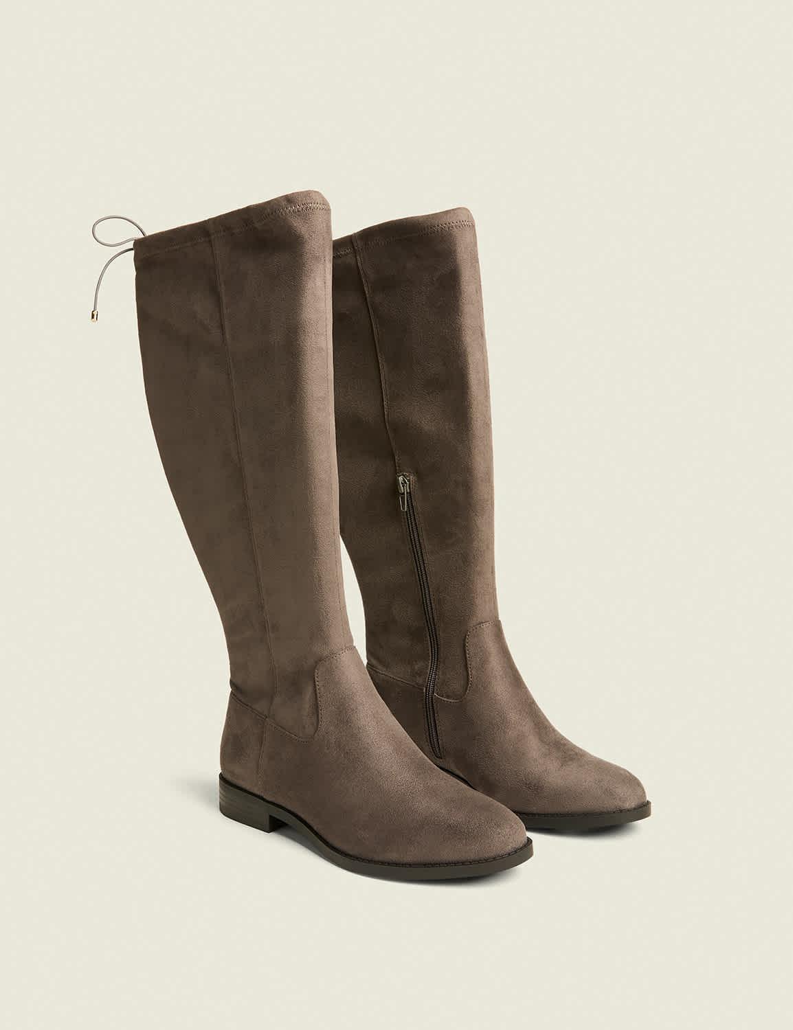 dream cloud faux-suede stretch boot