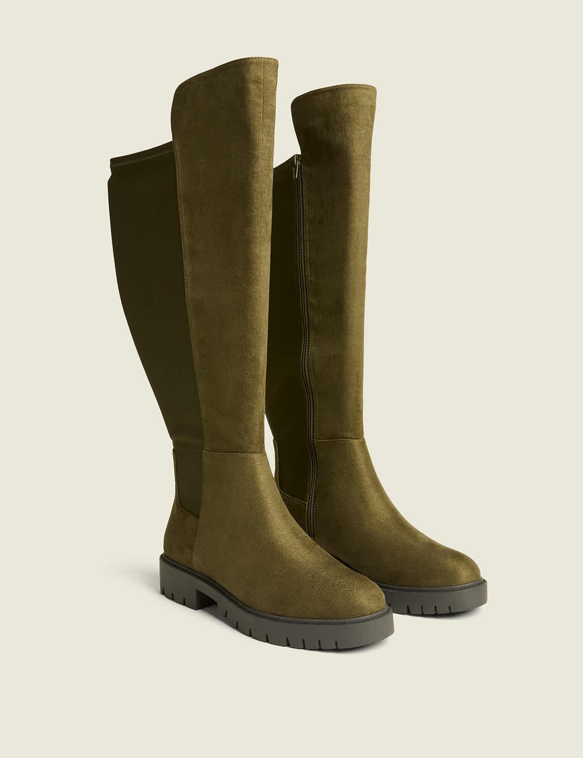 dream cloud over-the-knee stretch boot