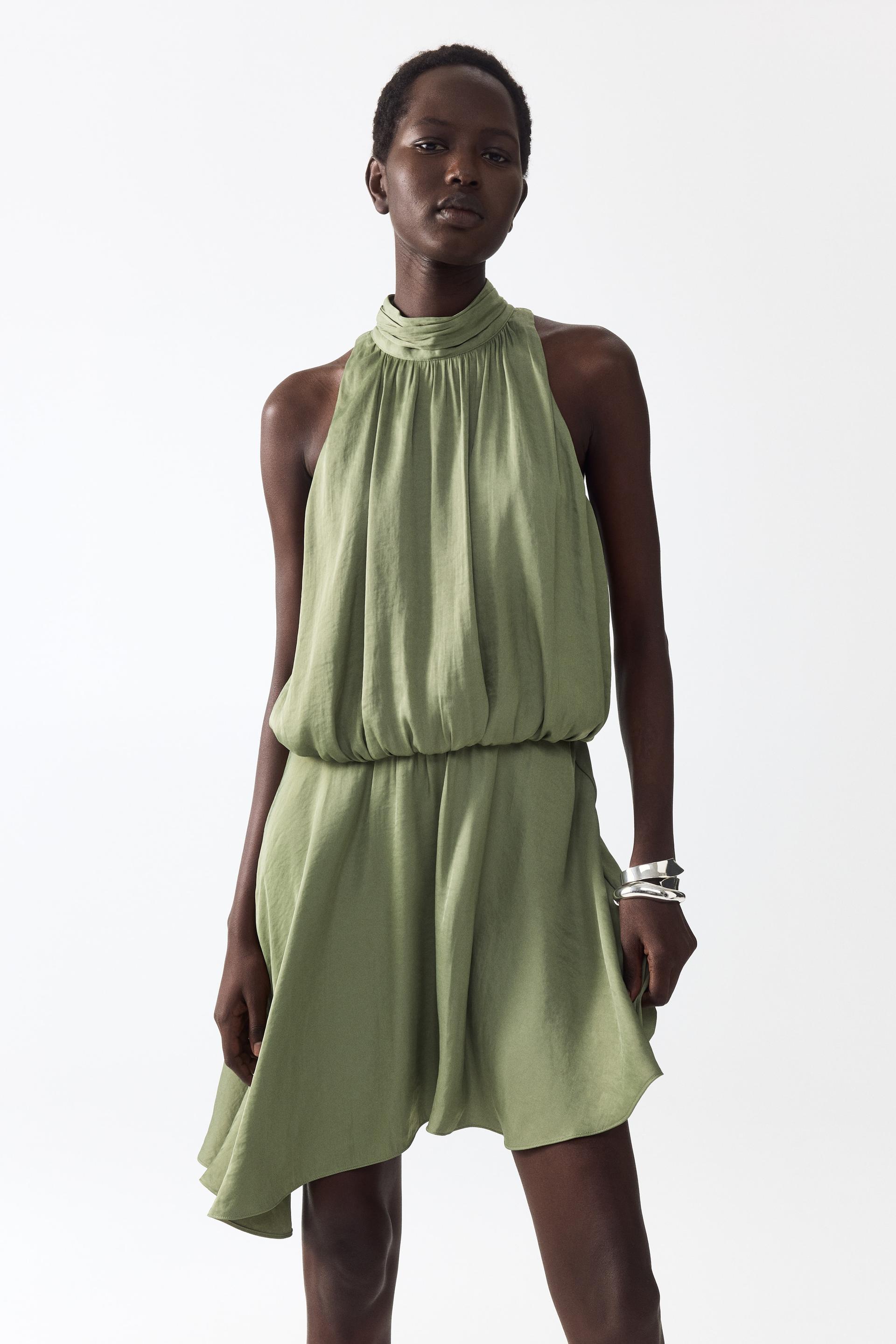 dress with asymmetric skirt