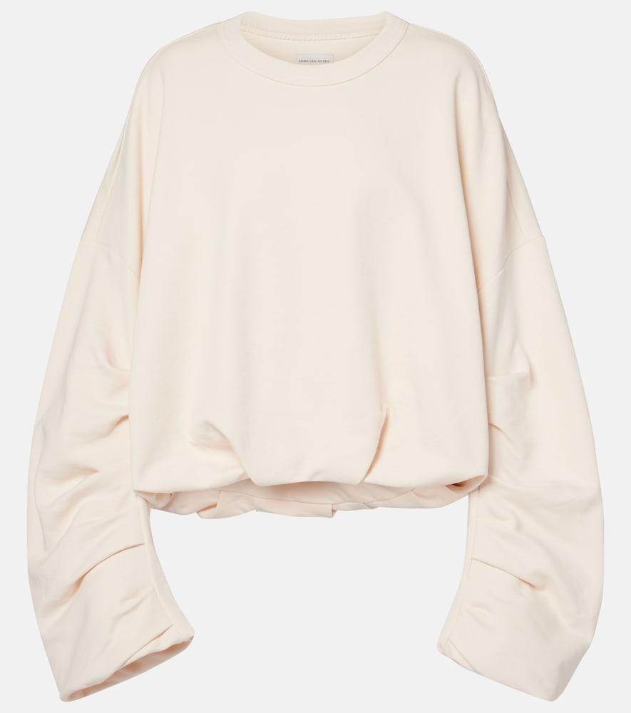 dries van noten cotton sweatshirt
