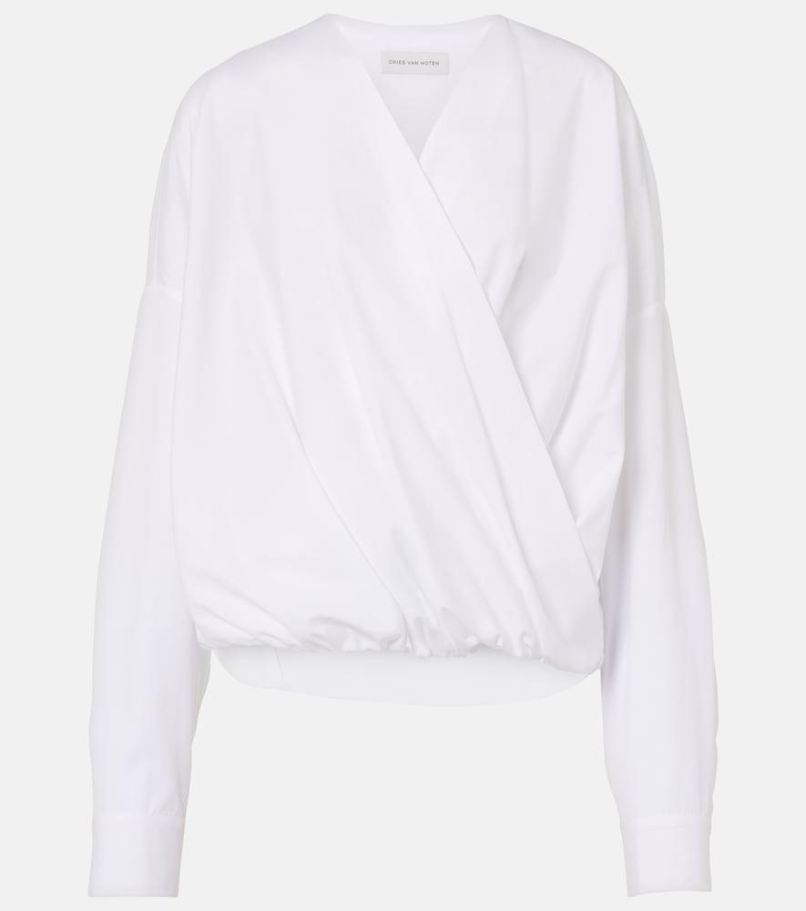 dries van noten cotton top