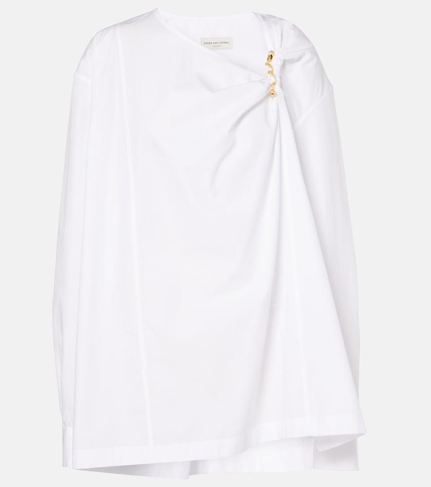 dries van noten cotton top