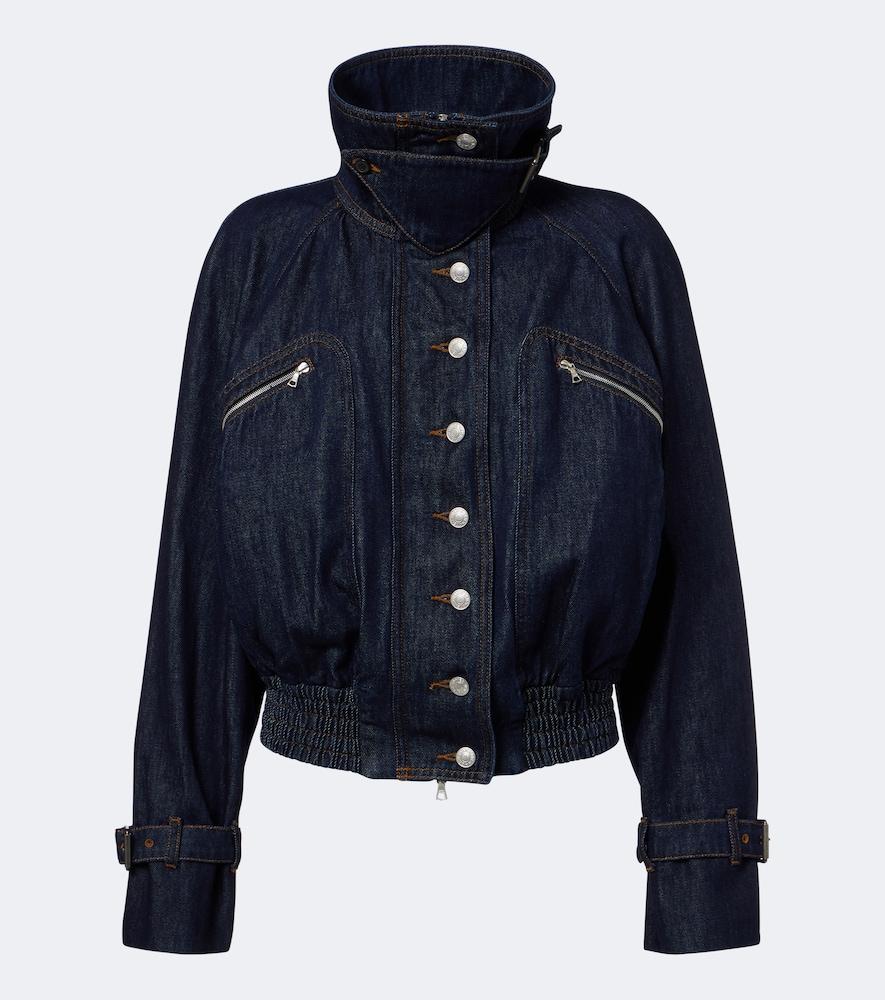 dries van noten denim blouson jacket