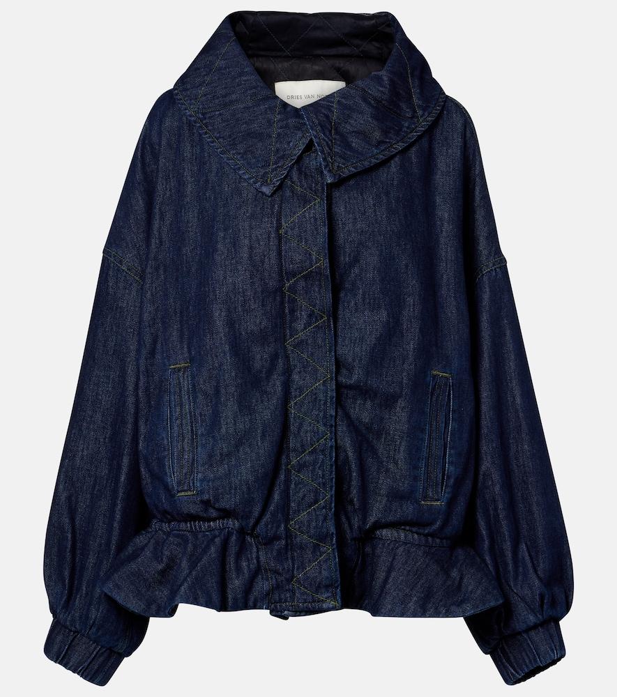 dries van noten denim jacket