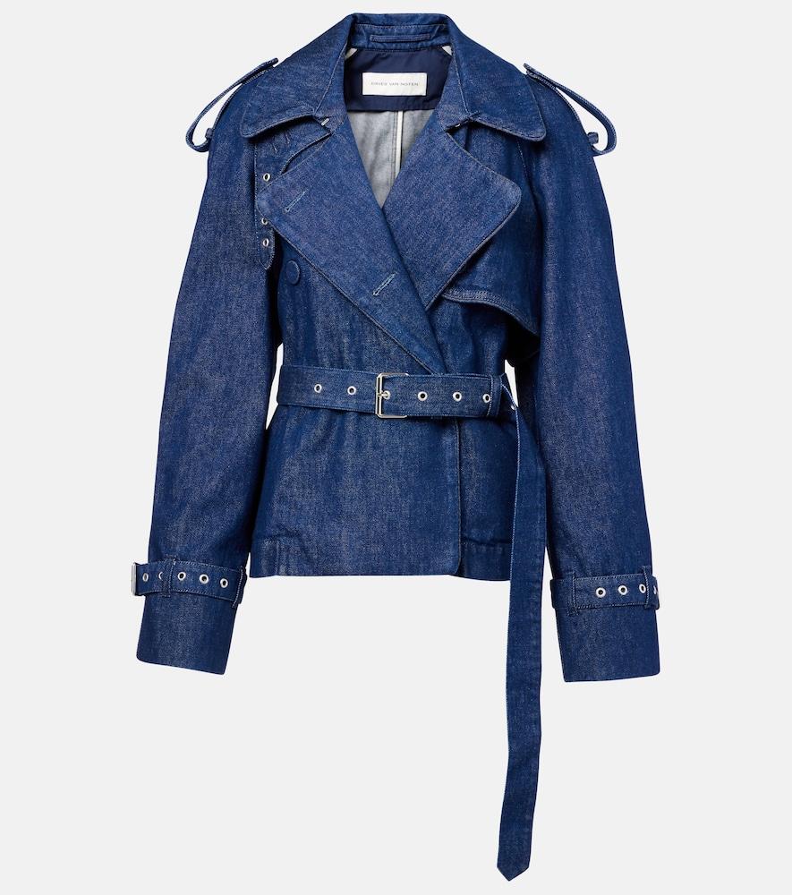 dries van noten denim jacket