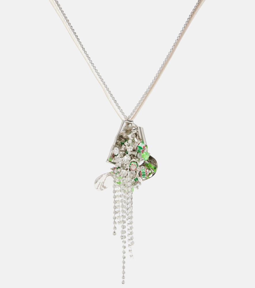 dries van noten embellished charm necklace