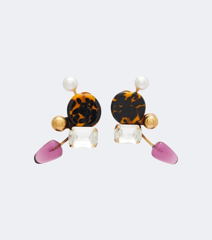 dries van noten embellished earrings