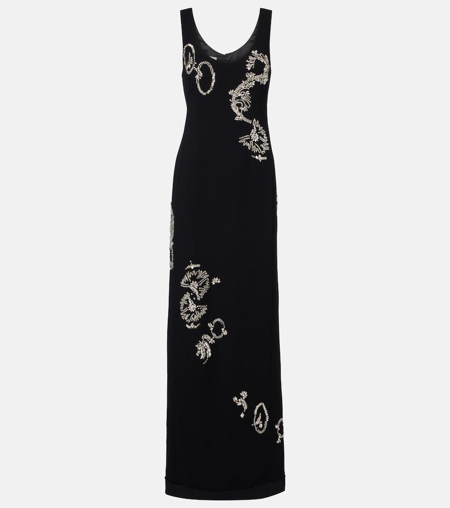 dries van noten embellished gown