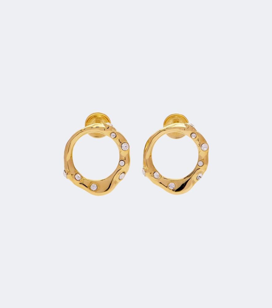 dries van noten embellished stud earrings