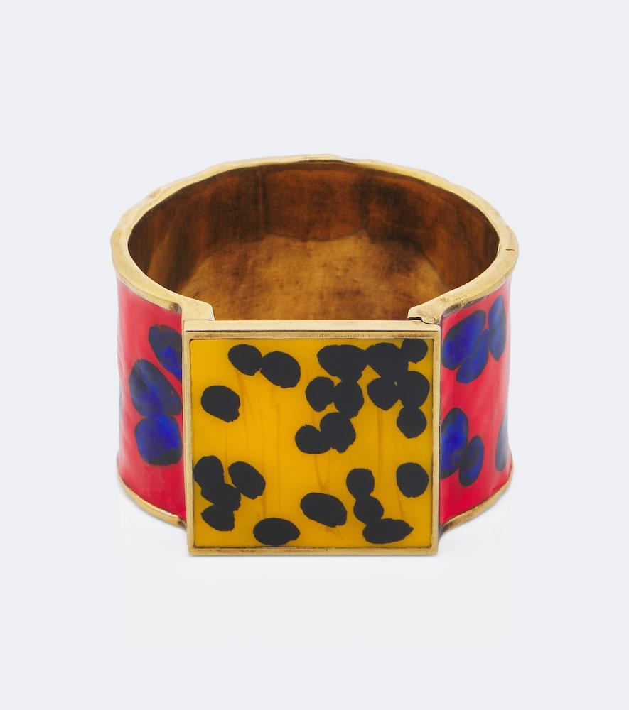 dries van noten enamel cuff bracelet