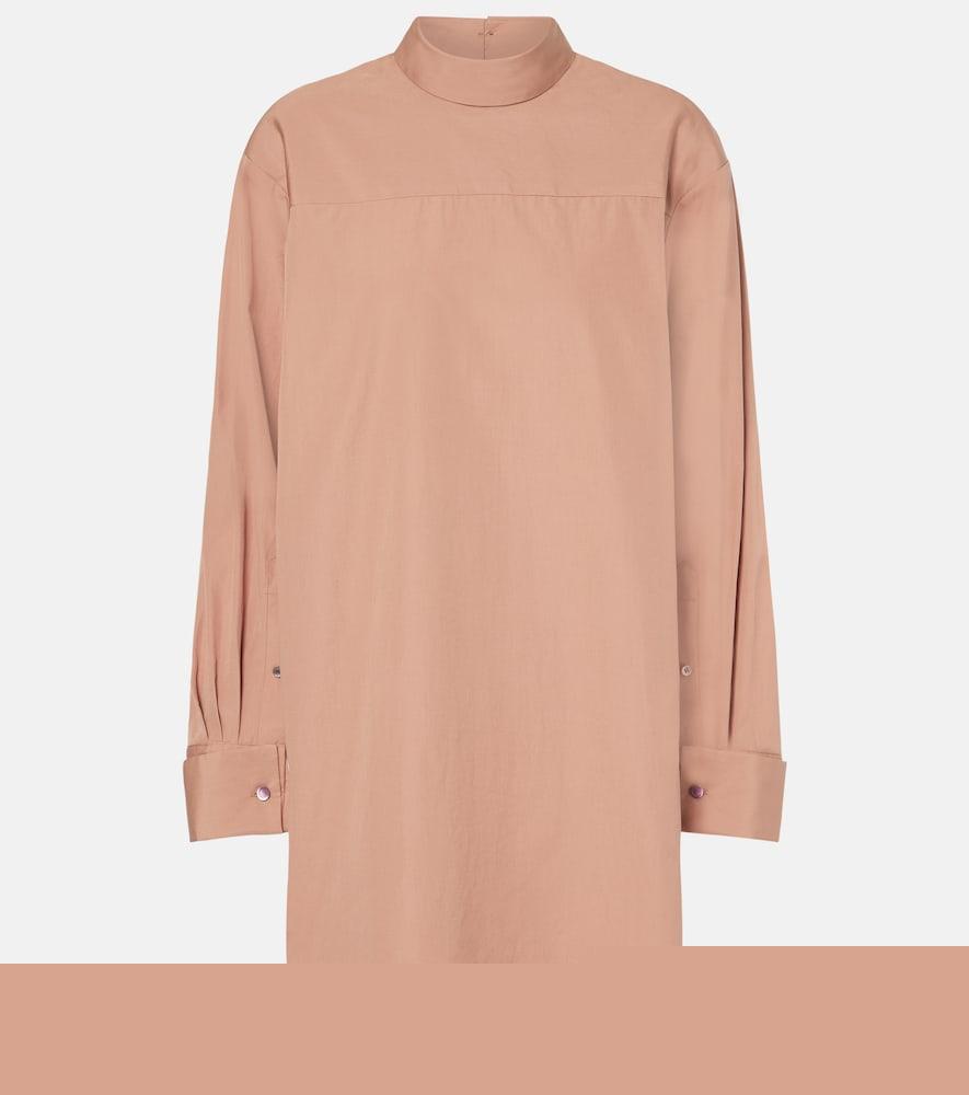 dries van noten high-neck cotton blouse