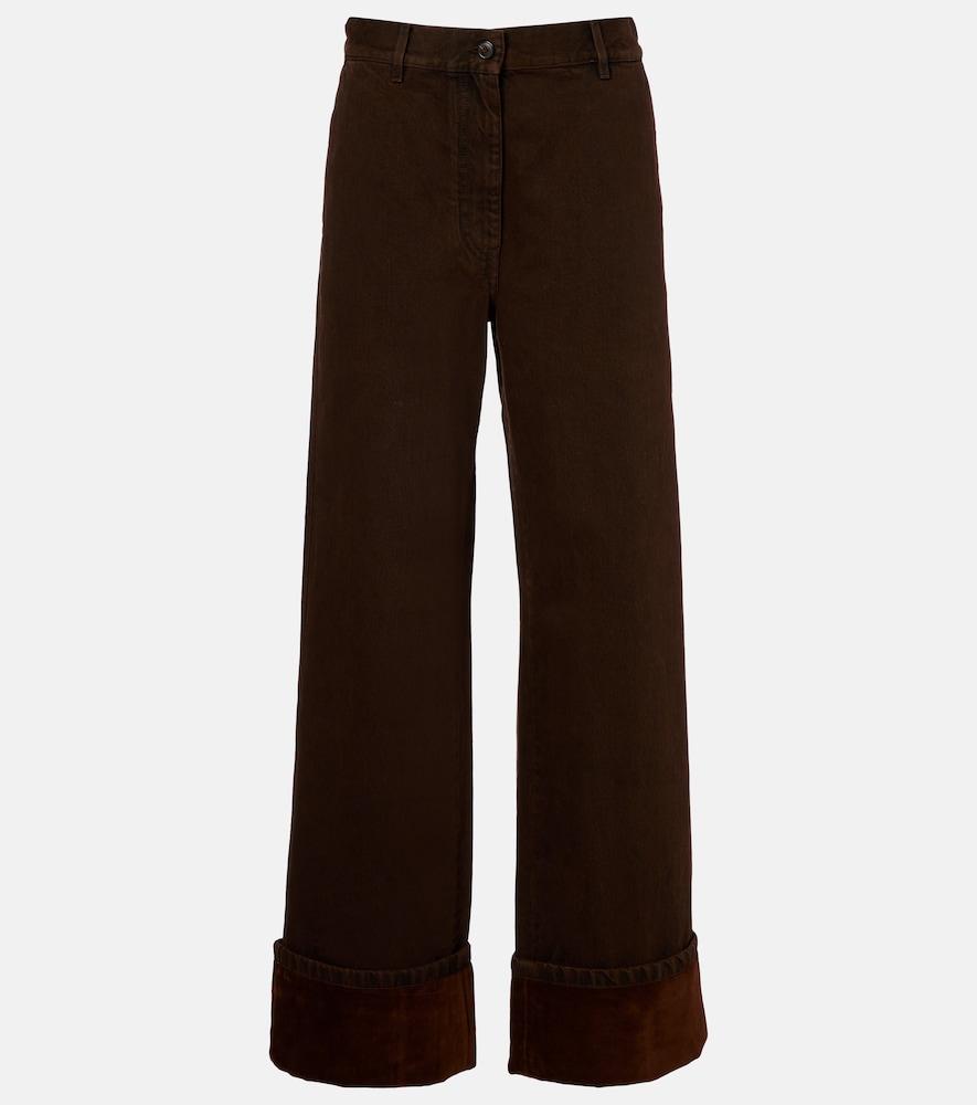 dries van noten high-rise straight jeans