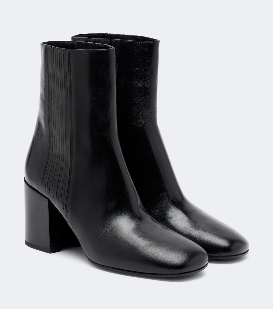 dries van noten leather ankle boots