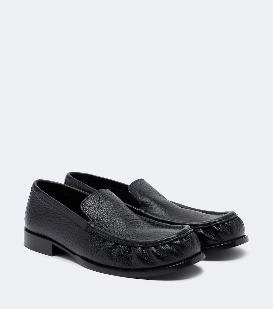 dries van noten leather loafers