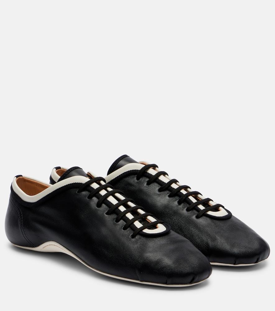 dries van noten leather sneakers