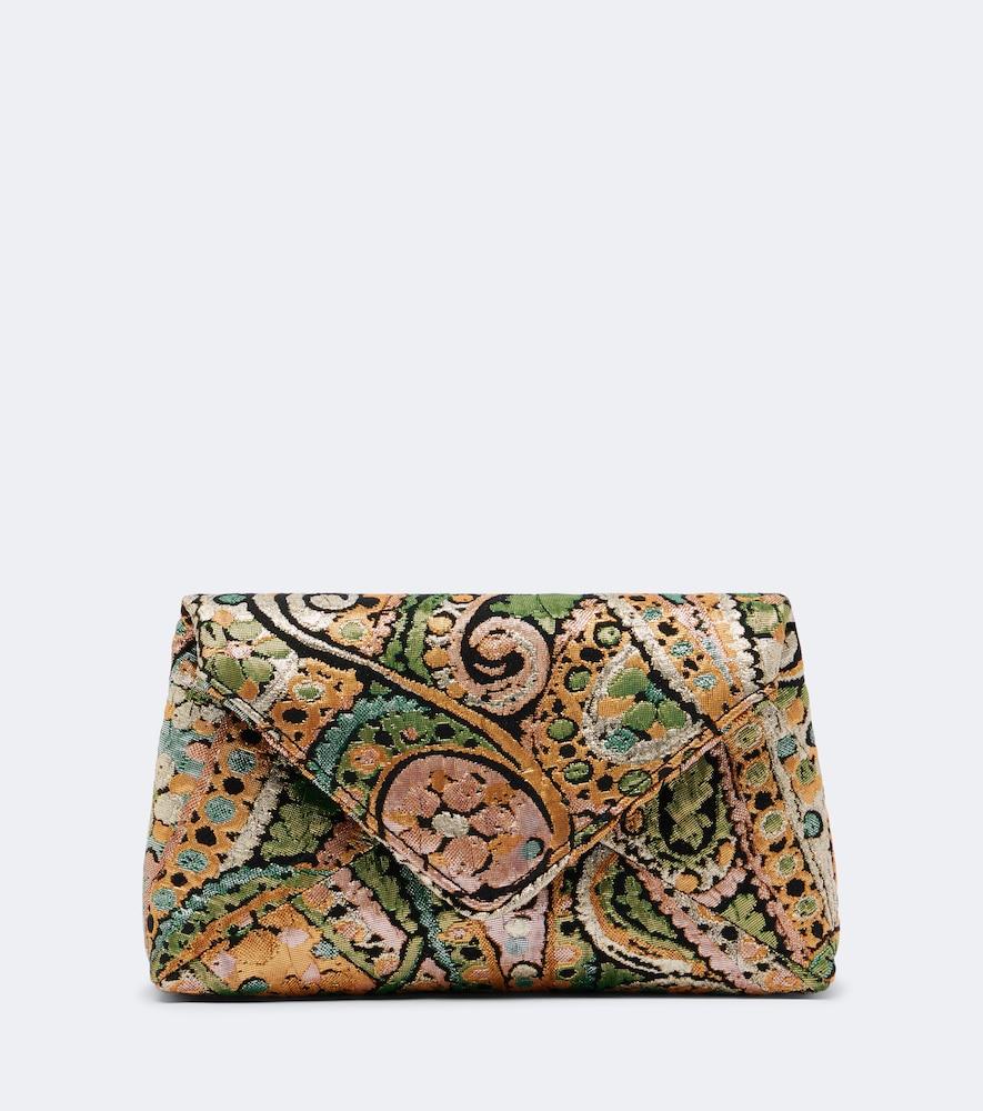 dries van noten medium jacquard clutch