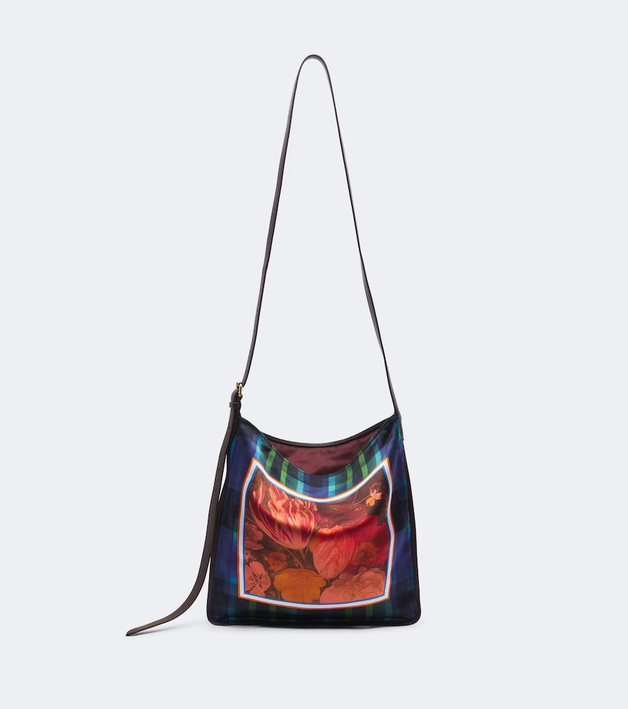 dries van noten medium printed shoulder bag
