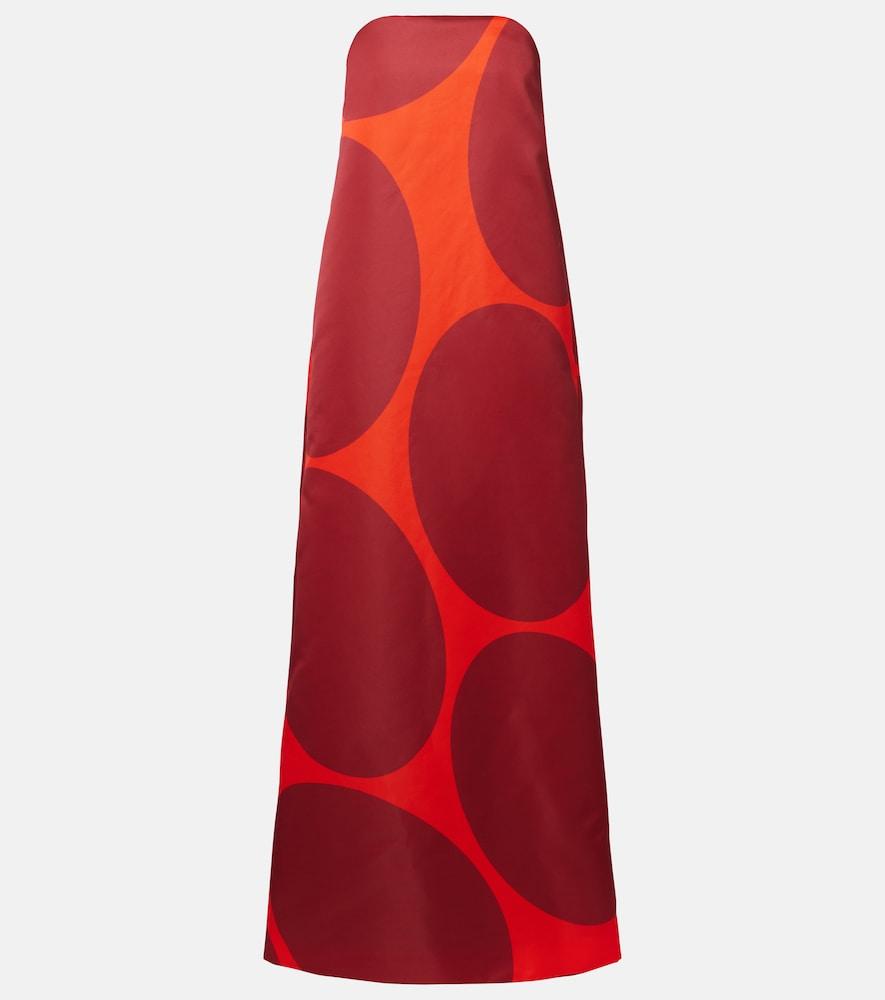 dries van noten polka-dot gown