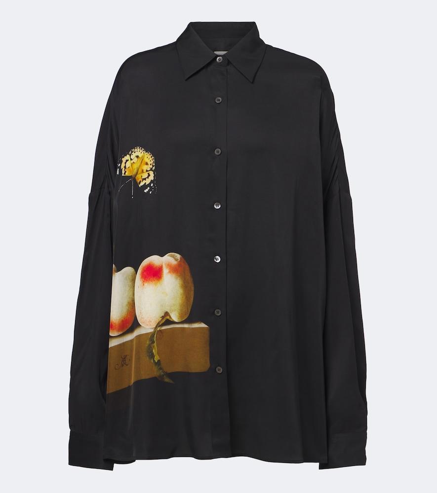 dries van noten printed shirt