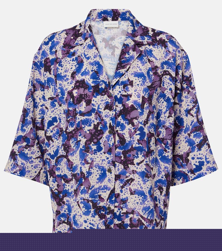 dries van noten printed shirt