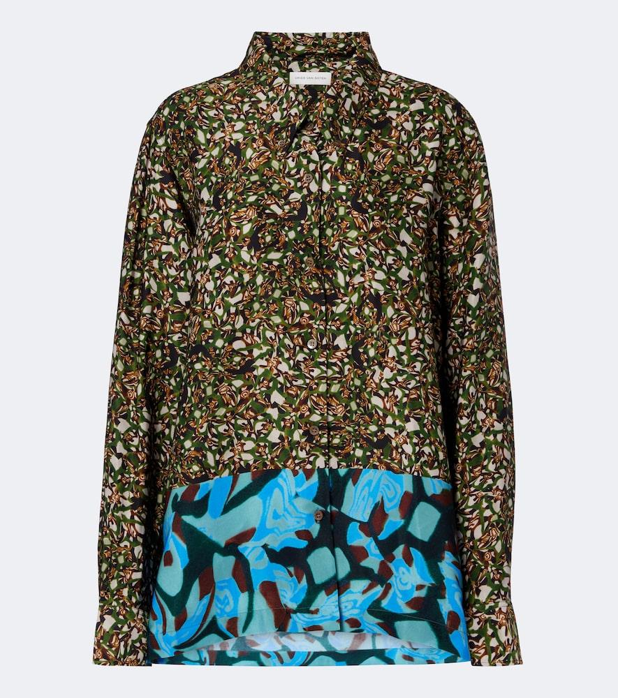 dries van noten printed shirt