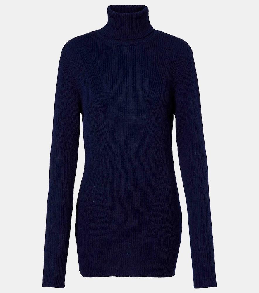dries van noten ribbed-knit wool turtleneck sweater