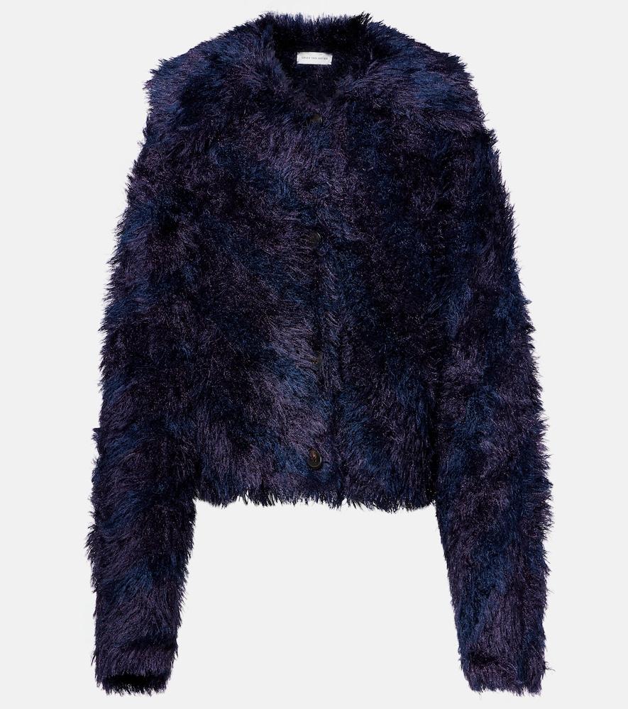 dries van noten wool and alpaca-blend cardigan