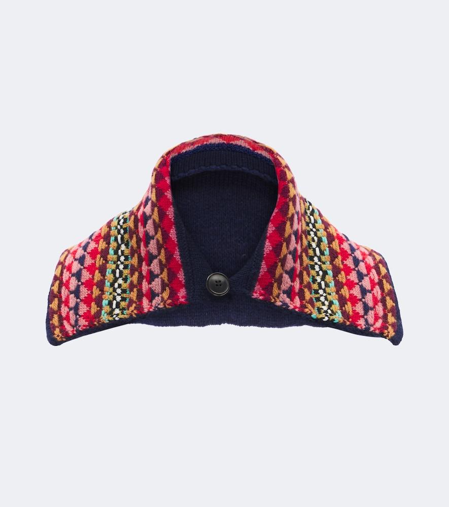 dries van noten wool collar