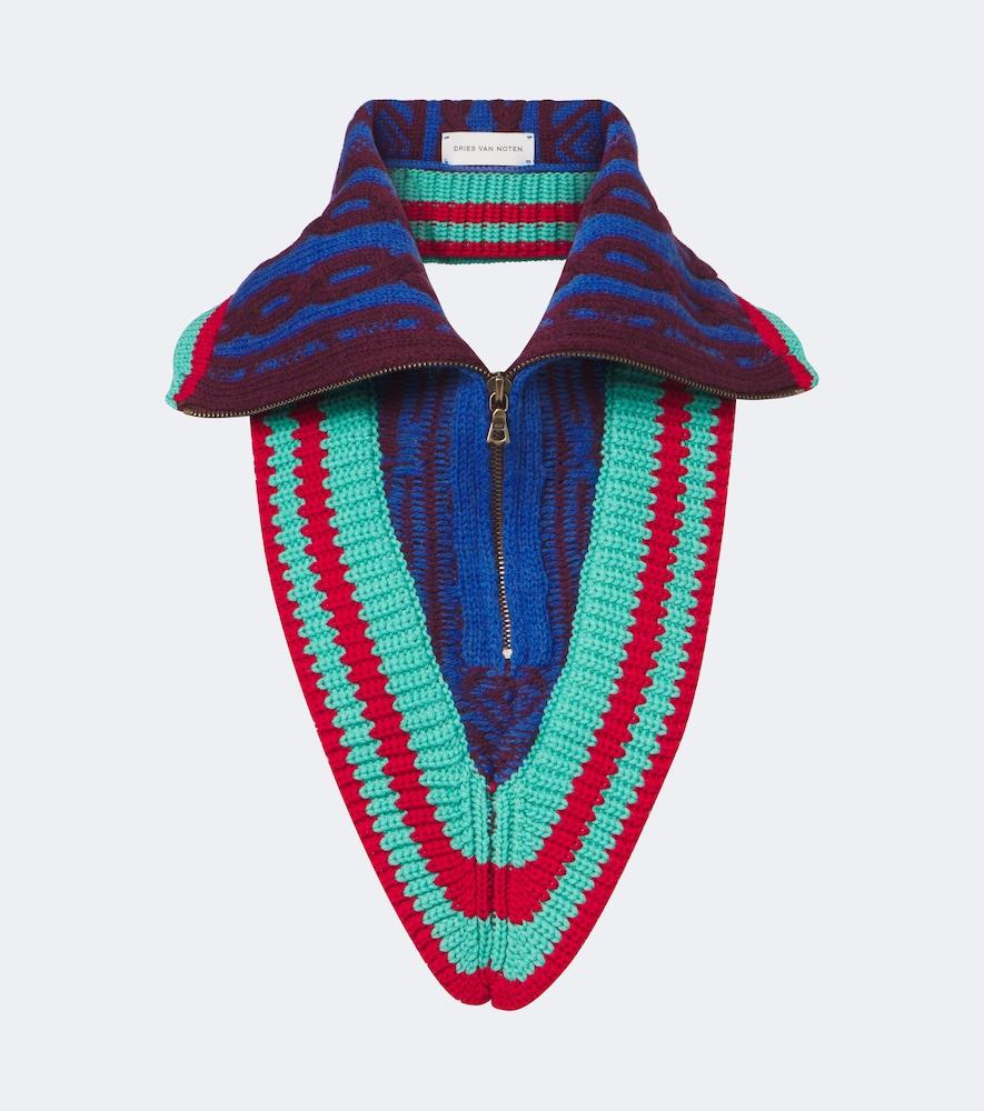 dries van noten wool collar