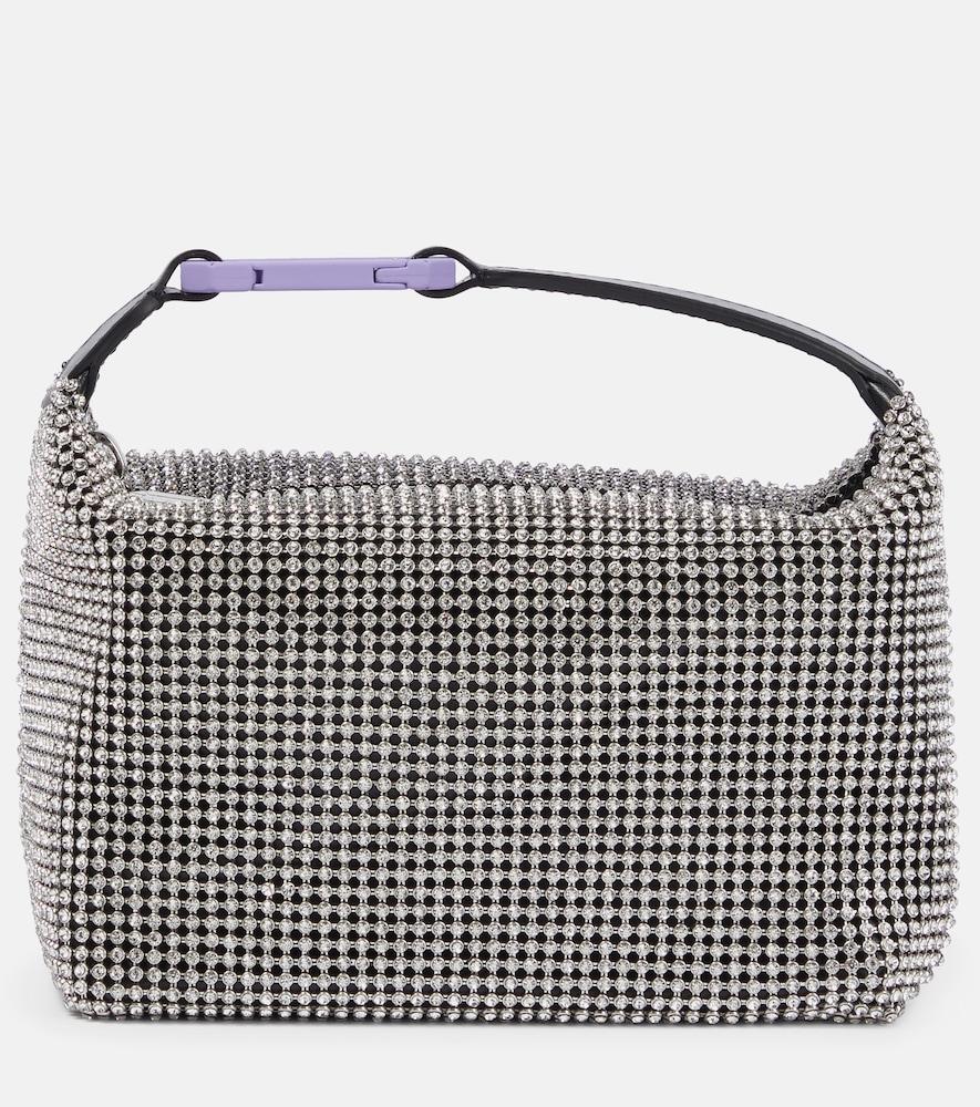 eéra moonbag embellished mesh shoulder bag