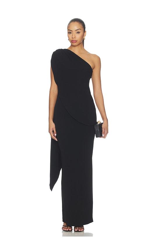 eaves amari dress in black. - size l (also in xxs, xs, s, m, xl)