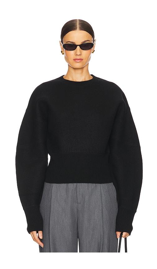 eaves arlet crewneck sweater in black. - size l (also in xs, xxs, s, m, xl)