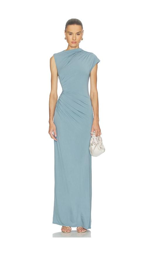 eaves auda gown in blue. - size m (also in s)