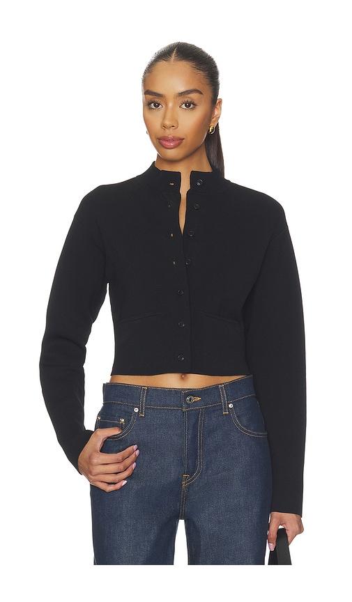 eaves augustyne knit jacket in black. - size m (also in s, xl, xs, xxs)
