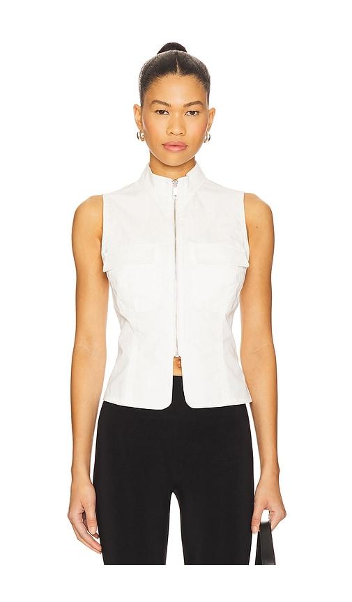 eaves aven vest top in white. - size m (also in xs)