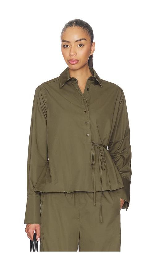 eaves bibas shirt in army. - size l (also in xs, s, m, xl)
