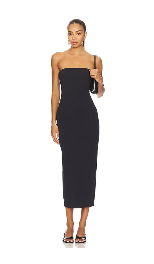 eaves bo tube maxi dress in black. - size l (also in xxs)