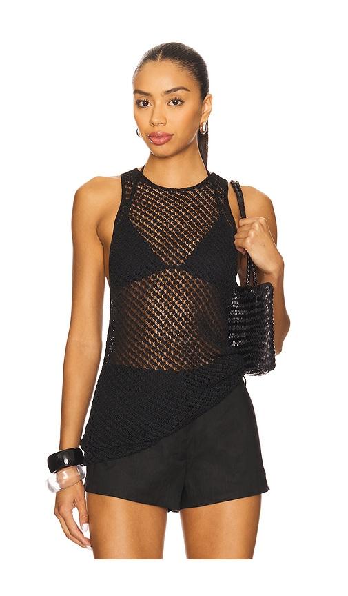 eaves calder tank in black. - size m (also in xs, xxs, s)