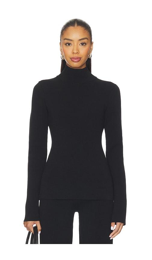 eaves clairice knit turtleneck in black. - size xs (also in xxs)