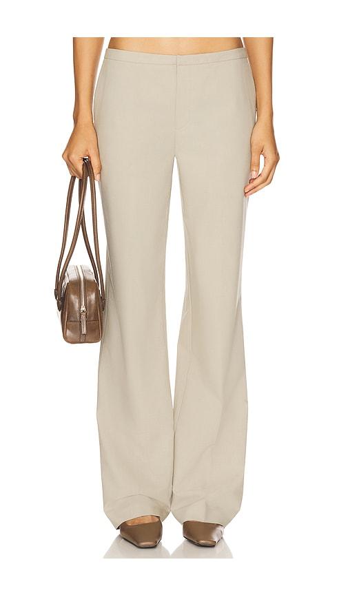eaves colby low rise trouser in beige. - size l (also in s, m, xl)
