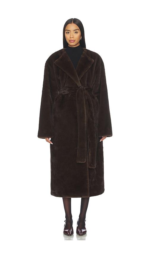 eaves dagna coat in brown. - size l (also in m, xl)