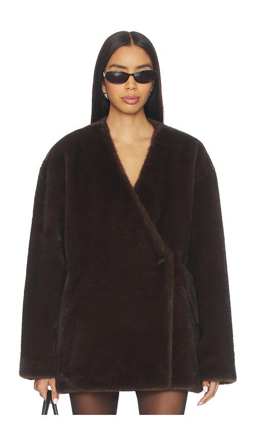 eaves dagna jacket in brown. - size l (also in xs, s)