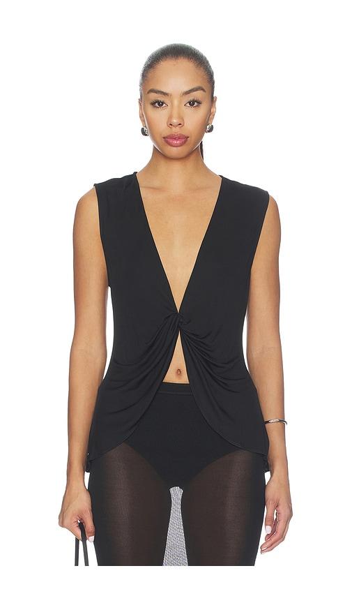 eaves emil top in black. - size m (also in s, xl)