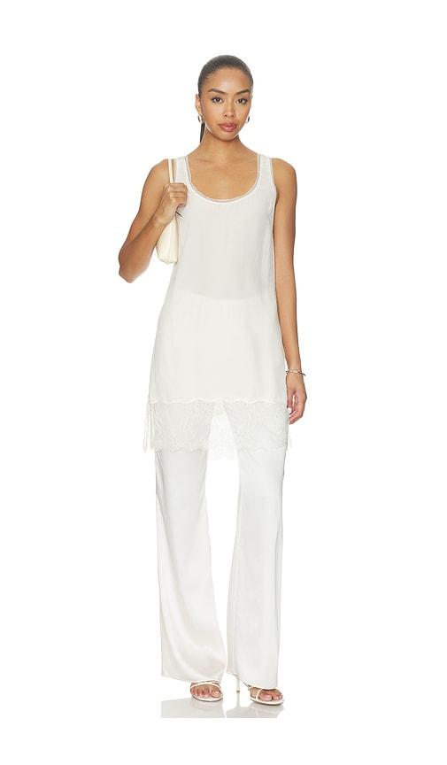 eaves fabienne tunic in ivory. - size l (also in xxs, xs, s, m, xl)