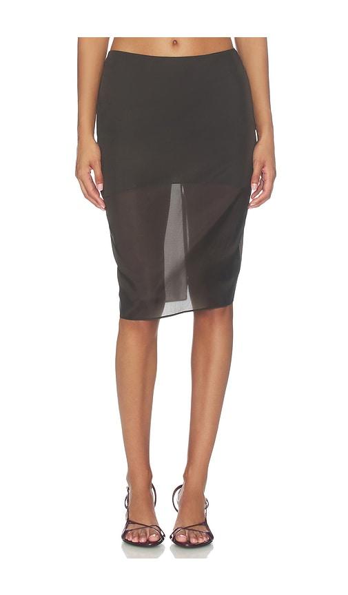 eaves idunn skirt in olive. - size l (also in xxs, xs, s, m, xl)