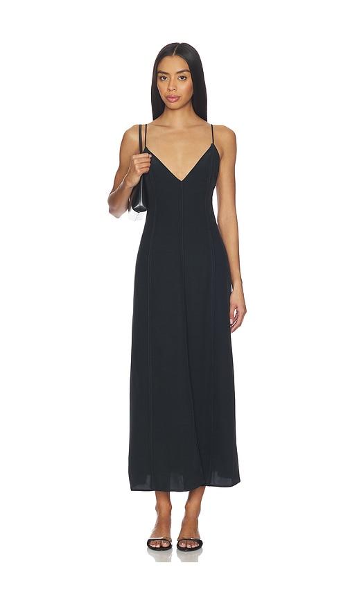 eaves imani maxi dress in black. - size l (also in xxs, xs, m)