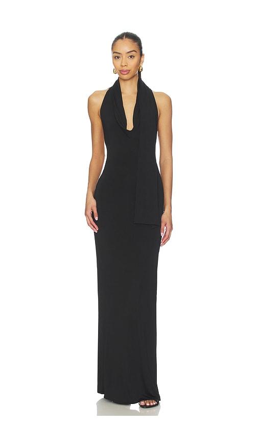 eaves ira maxi dress in black. - size l (also in xxs, xs, m)