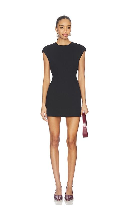 eaves irene classic suiting sculpted mini dress in black. - size l (also in xs, xxs, s, m, xl)