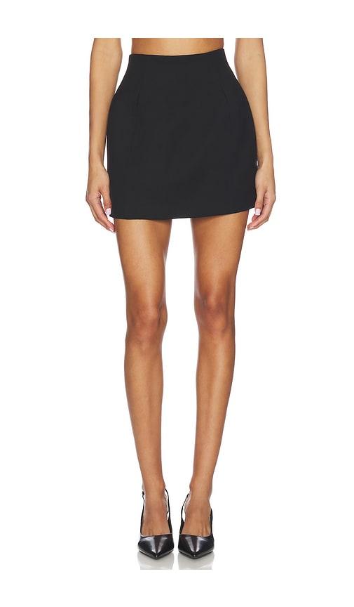 eaves irene classic suiting sculpted mini skirt in black. - size l (also in xs, xxs, s, m, xl)