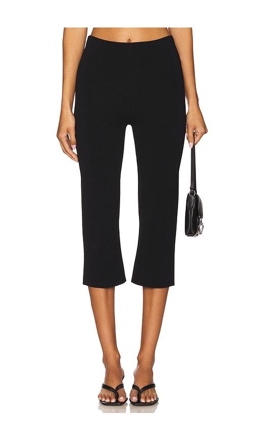 eaves janith capri pant in black. - size l (also in m, xl)